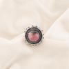 Black Rhodonite Gemstone Jewelry, 925 Solid Sterling Silver Ring Handmade Gorgeous Silver Chain Ring For Wedding Gift
