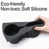 Auto Water Cup Holder for  3 Silicone Cover Pad Insert Center Console Slot Anti-Skid Cup Double Hole Holder Cover
