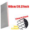Aluminum Alloy Color: Black FitmentUniversal for a Wide Range of Vehicles Car Grill Mesh Car Grill Mesh Sheet