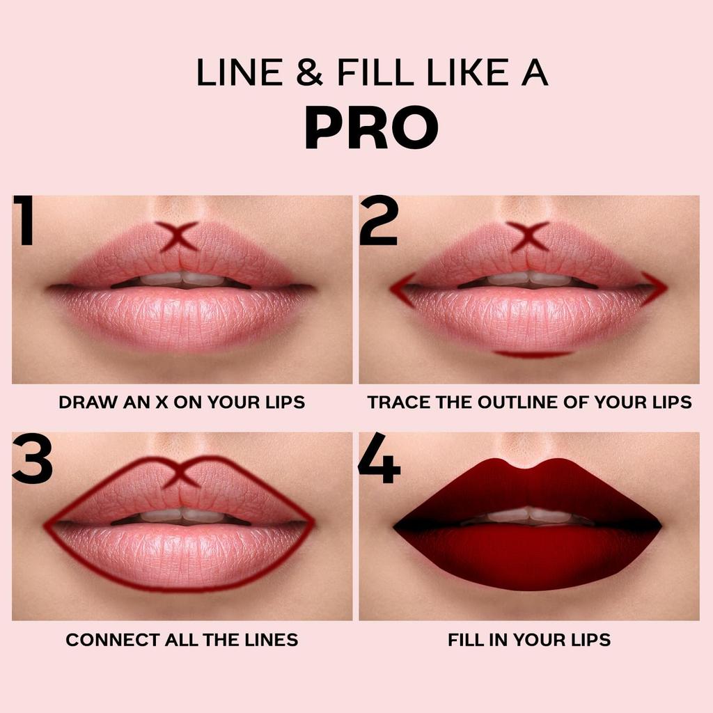 FACESCANADA Ultime Pro Lip Definer Maroon 06 0.35gm