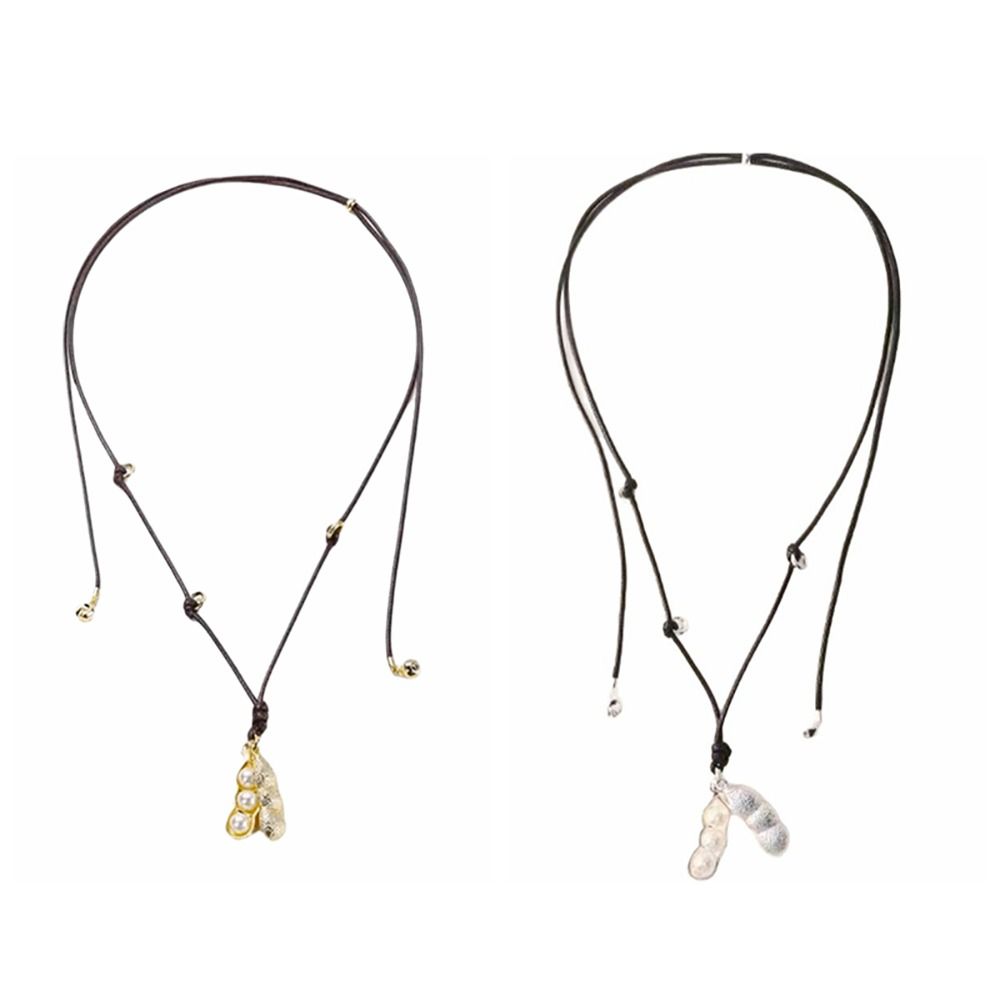 Long Chain Necklaces Rope Sweater Chain Fashion Pea Pod Necklaces  Gift