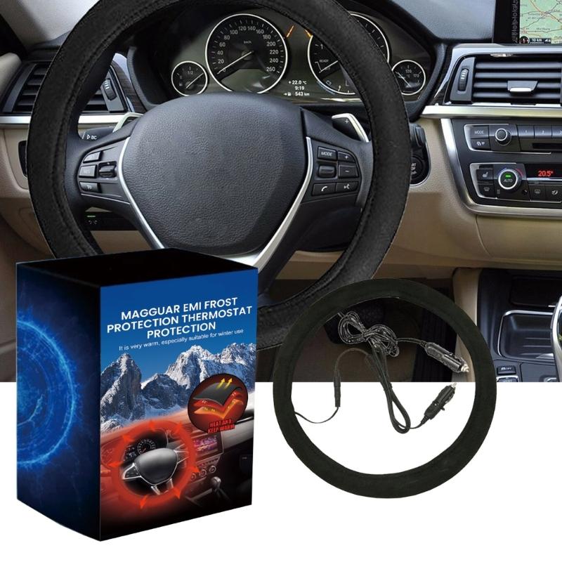 User Friendly Car Heating Steering Wheel Cover Modifiable Temperature for Car