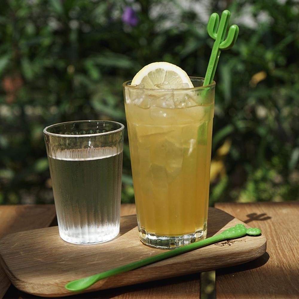 Flamingo Cactus Hawaiian Tropical Cocktail Tool Mixing Sticks Coffee Stirrer Swizzle Sticks