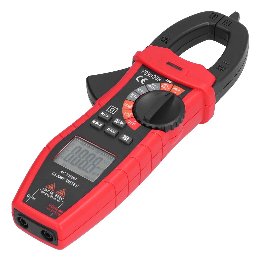 FS9030B AC Zangenamperemeter Digital Multimeter Intelligenter Spannungs-Strom-Tester Zangenamperemeter