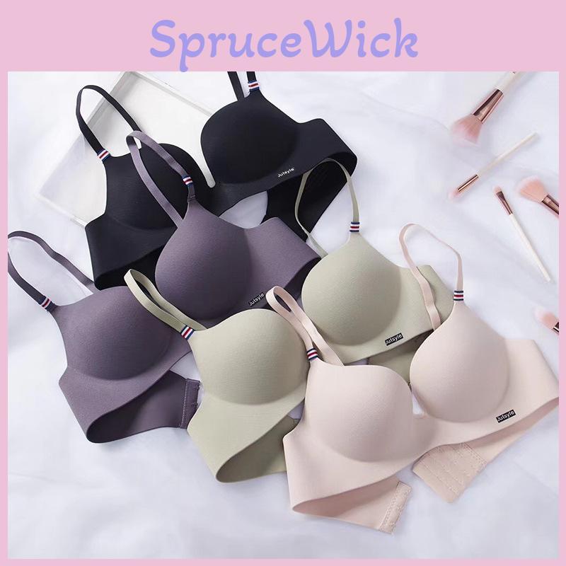 Seamless French Style Girls Push Up Bra With Breathable Nylon For Comfort And Support