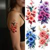 12pcs Temporary Tattoo Floral Tattoos Waterproof Long-lasting Body Stickers Hummingbird Tattoos Butterfly Tattoos For Thighs