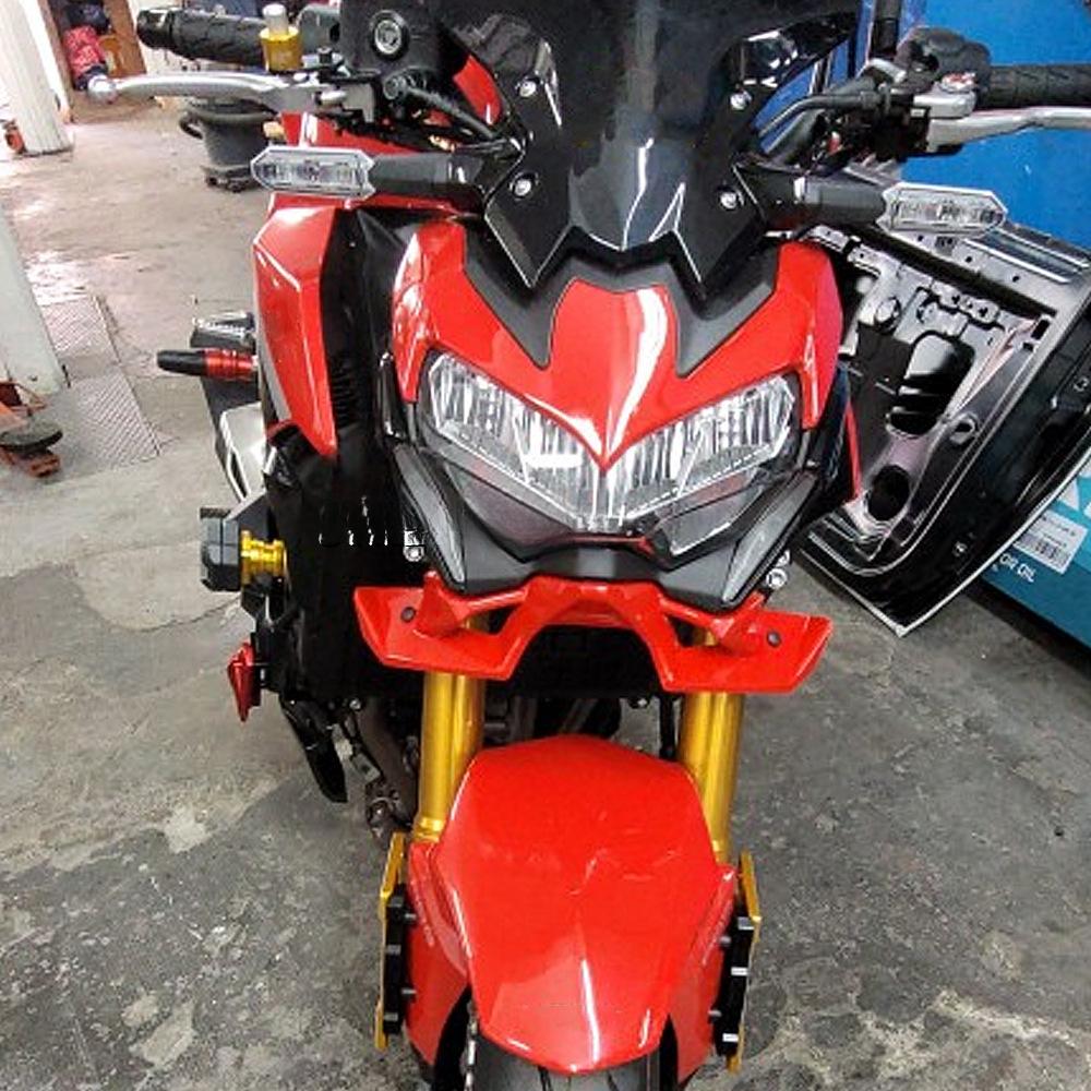 2021 2022 New Front Downforce Spoilers For Kawasaki Z900 Downforce Naked Frontal Spoilers Z 900 Accessories
