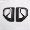 Griglia Cornice Pannello Copertura Parafango Griglia Prese d'Aria Laterali Anteriori Accessori Nero / Fibra di Carbonio Per Ford Ranger 2024