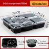 777 Disposable Multi-Compartment Meal Prep Containers