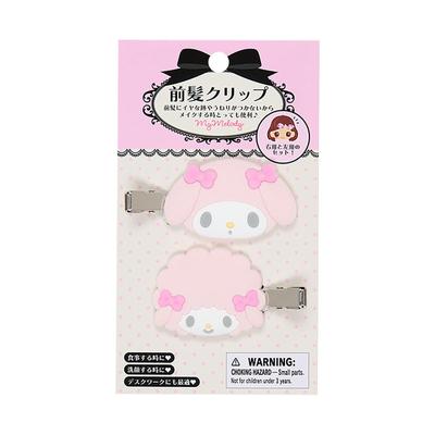 My Melody Bangs Clips (Set of 2) - Right-Facing and Left-Facing, Ages 3 and Up, 151262