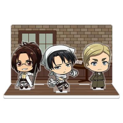 Attack on Titan Akrylová diorama D [Levi, Erwin, Hange]