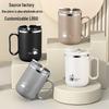 304 Stainless Steel Double-Walled Anti-Scald Mug with Lid and Drinking Spout