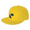 Fashion Always the Blue Whale Flat Brim Sun Hat  Youthful Style Visor Cap