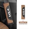 CKWQ4 For KIA Car Seat Belt Carbon Fiber Safety Belt Shoulder Covers Ceed Sportage Rio K5 K2 Optima Cerato Venga Sedona