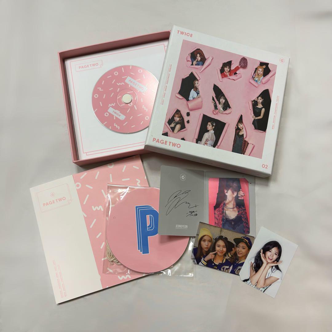 

[USED] Rare TWICE 2nd Mini Album PAGE TWO with all accessories