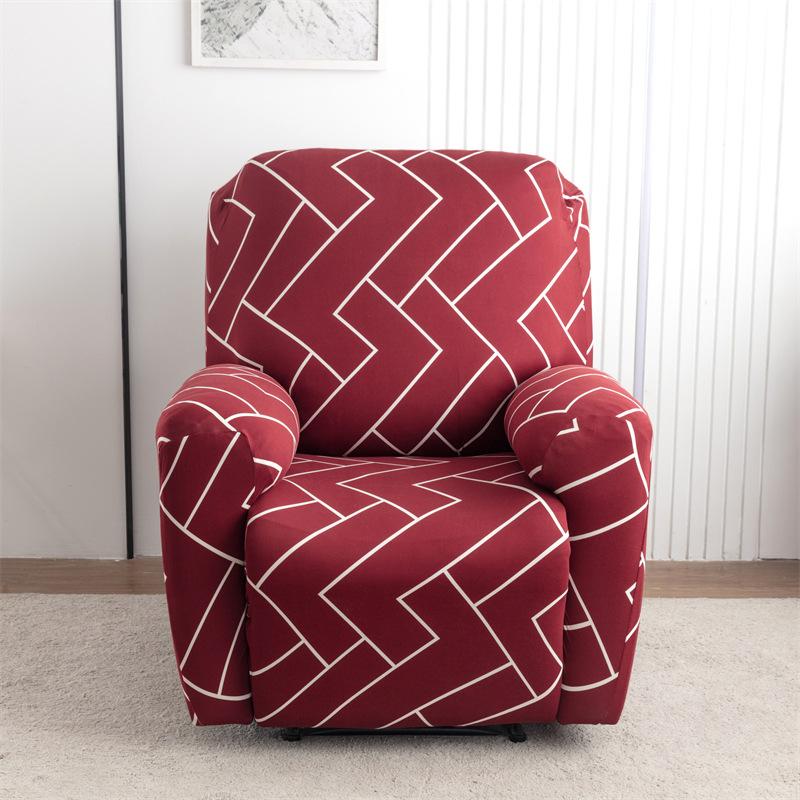 Recliner Cover First Class Sofa Cover All-inclusive Elastic Single Rocking Chair Cover Electric Function Chivas Nice Couch Case for Home