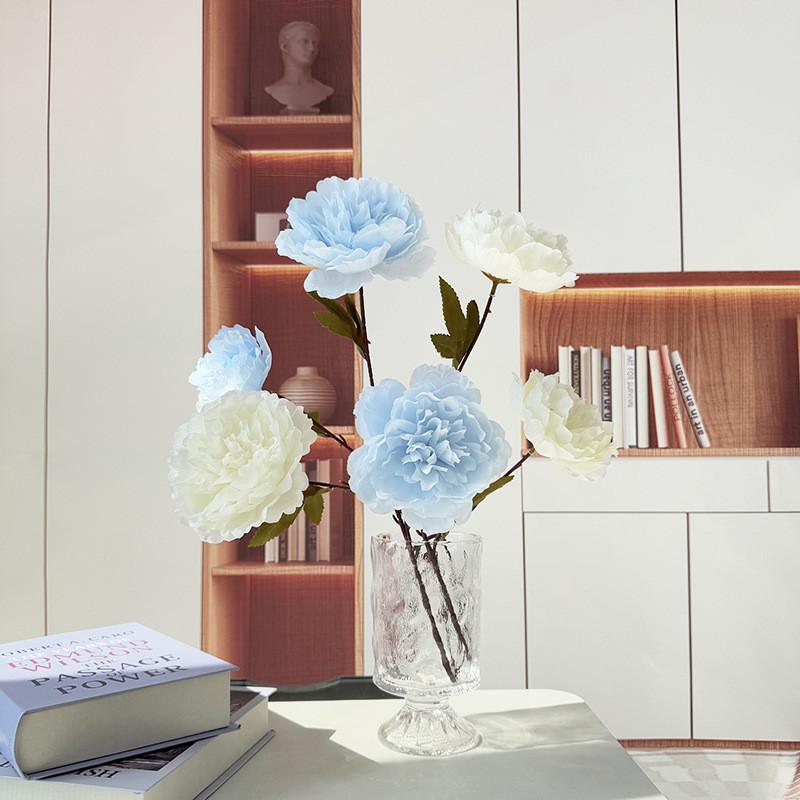 Flower Peony Artificial Wedding Hotel Restaurant Decoration Desktop Ornament