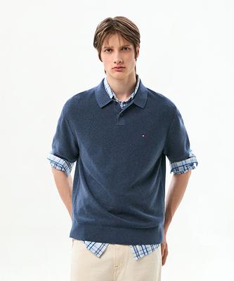TOMMY HILFIGER Cool Touch Structured Polo Shirt (T12G1Kpn280Mt2Dvi)