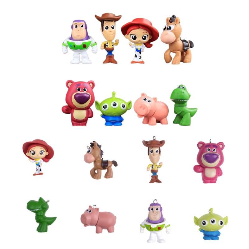 Pig Dragon Astronaut Bear Pvc Twisted Egg Toy Diy Patch Material Keychain Pendant Cartoon Style Static Display Non-filling Characters)