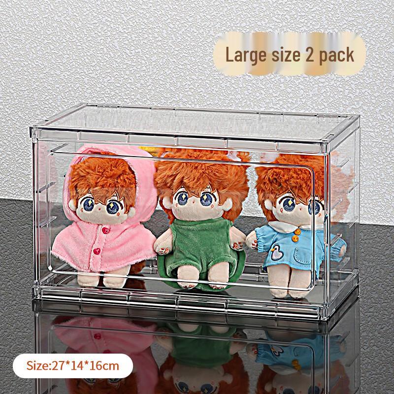miflame Acrylic Display Case for Figures and Dolls