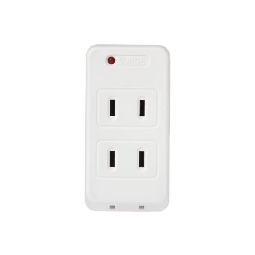 BUFFALO Power Tap Triple Lightning Surge Prevention White BSTAPD01WH