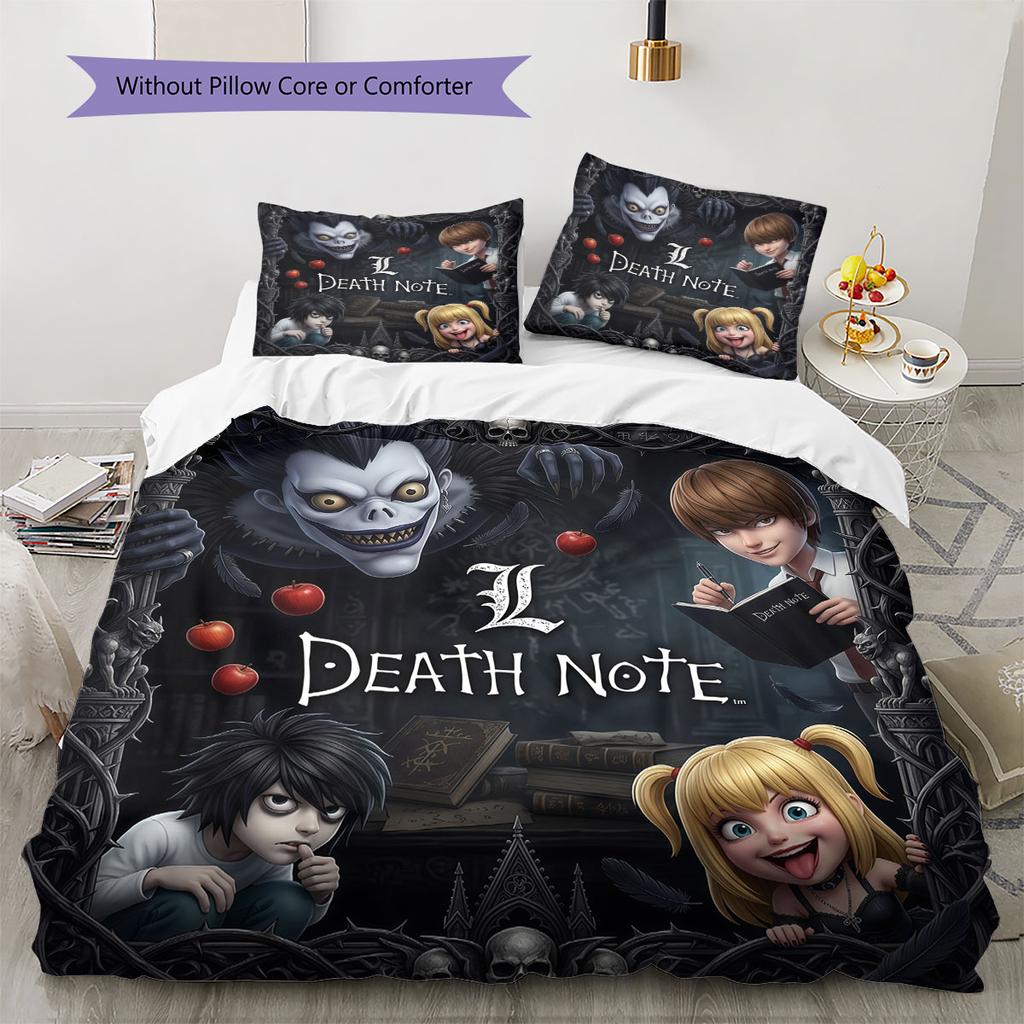 Death Note Comfor Duvet Cover Kid's Bedding Set,Extra Large Size Holiday Gift Various Sizes Available -HE182