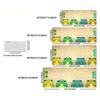 XXL Cute Cartoon Frog Mousepad Repeat Lotus Pattern Deskmat Non-Slip Rubber Gaming PC Keyboard Desk Mats Gamer Large Mouse Mats