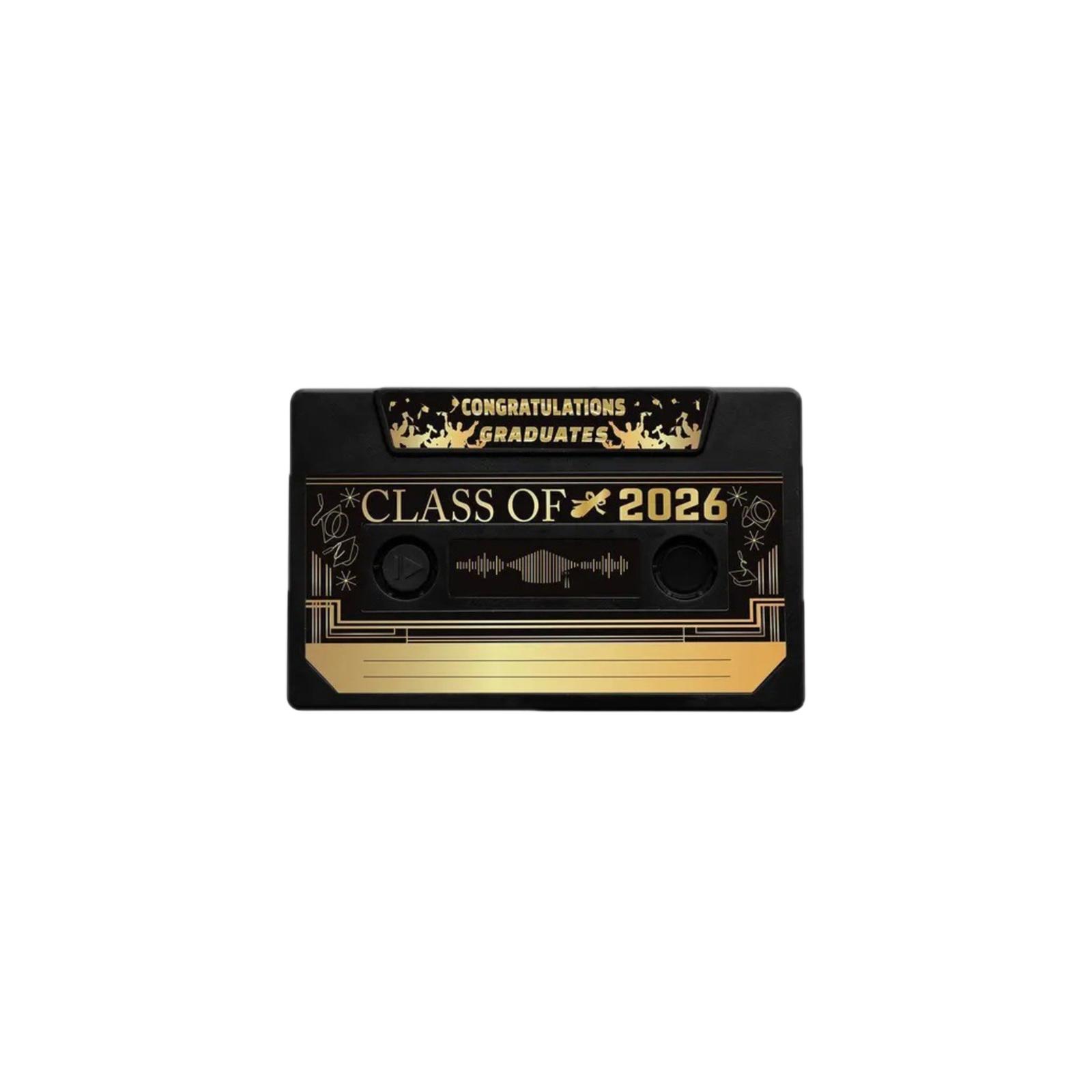 

Graduation Memory Album with Voice Recording Feature Personalized Message Keepsake for Students and Teachers Class of 2026 Gift One Size чорний