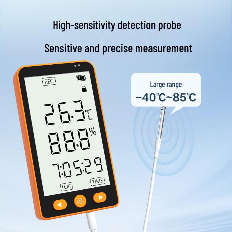 Deli High-Precision Temperature and Humidity Data Logger (CN version)