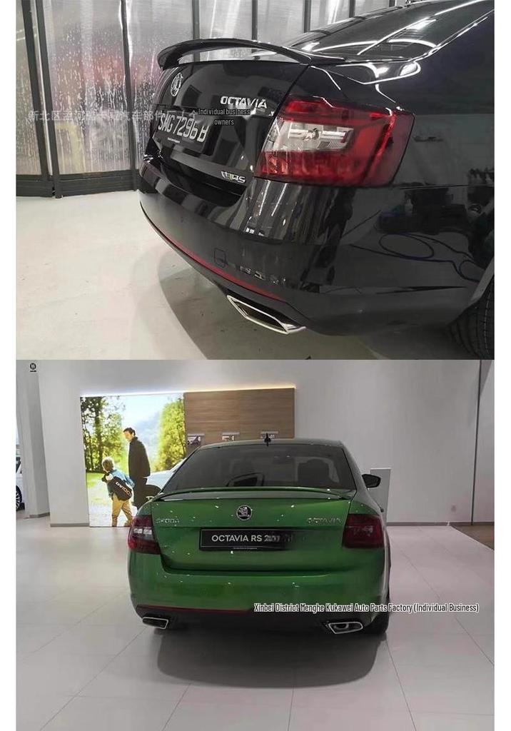 Rear Spoiler for 2014-2019 Skoda Octavia RS - Car Modification Accessories