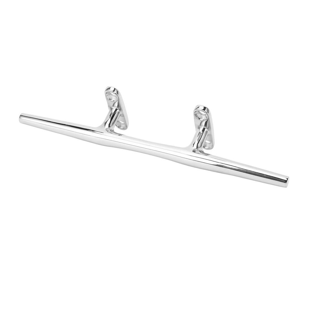 Boat Cleat 316 Stainless Steel High Polished 12in Round Marine Grade Rope Cleat for Yacht Speedboat 