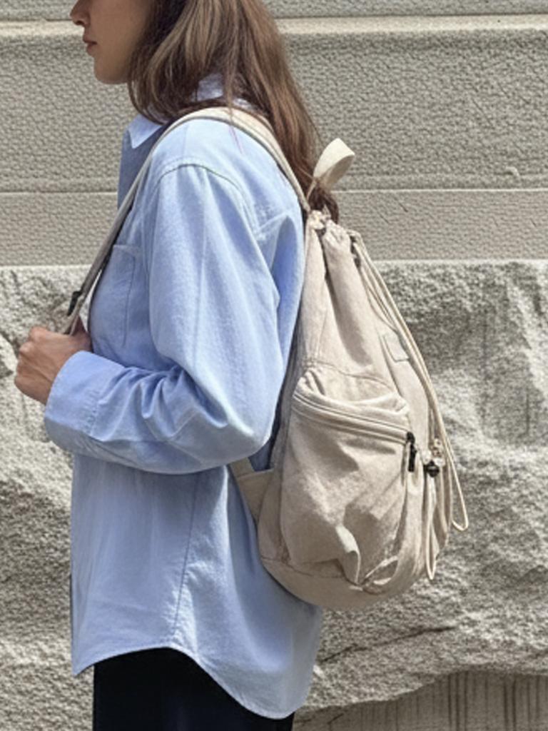 Salbol Light Street Small Backpack [Beige]