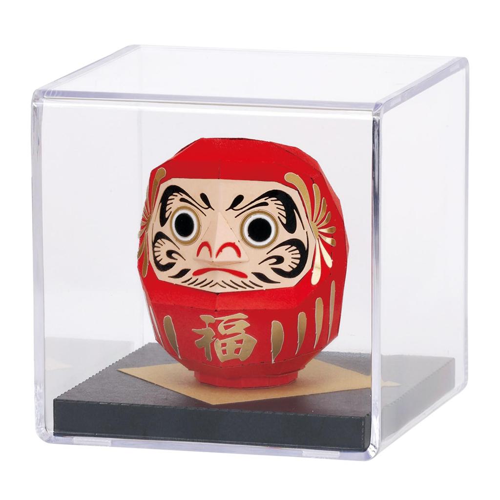 Kawada Paper Nano 360 Daruma x 12 x 17 Wiek 12 i Miniaturowa Lalka Wnętrza z Papieru, Czerwona, PS-18, 0,7 cm, Góra, Zestaw, Zestaw, Projekt, PS-18