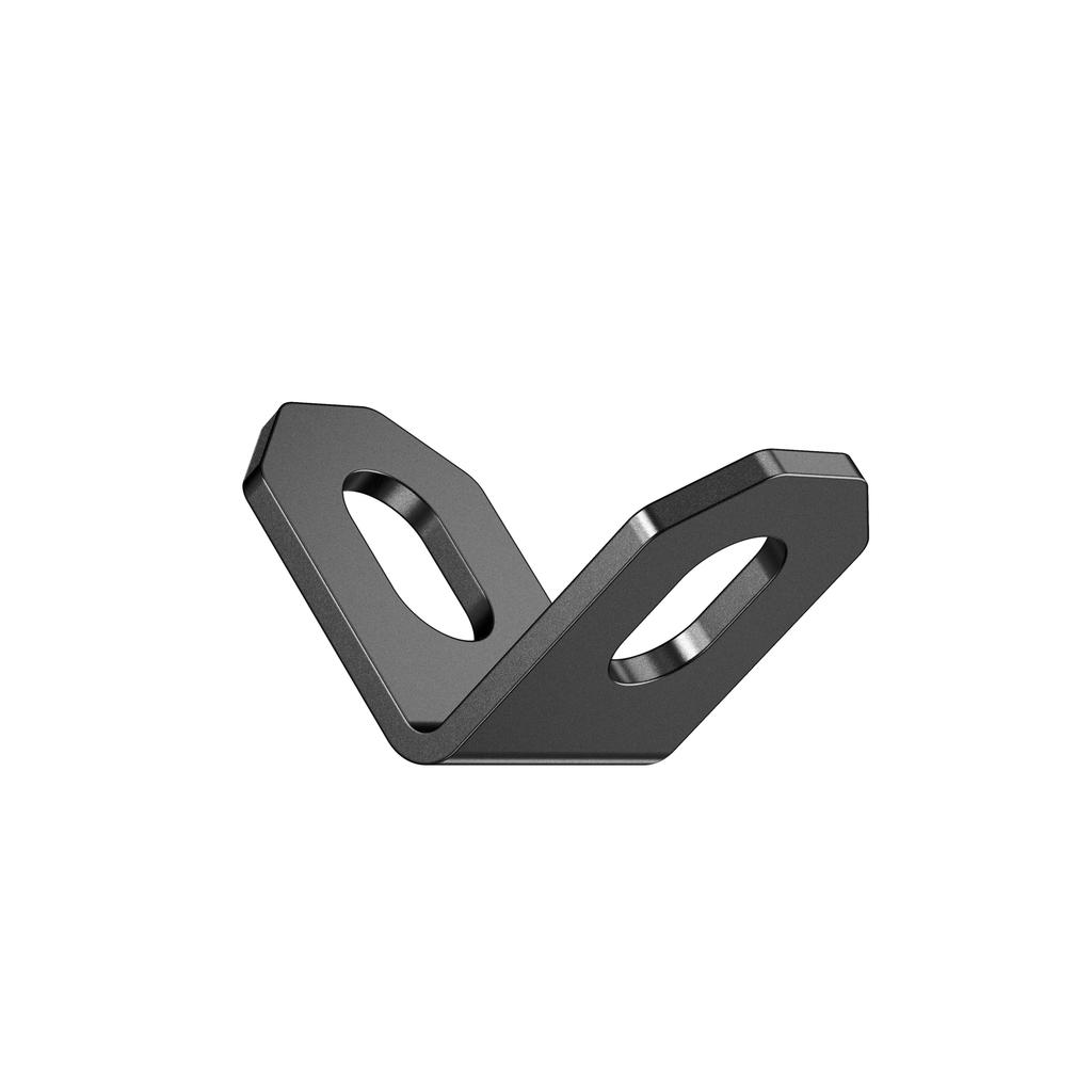 Kaedear Motorcycle Universal Stainless 2mm Universal Set of Custom Brackets X 2 X 25 X 37 X Brackets, Steel, Thick, Fit, 2, (KDR-YX-L90-2M10) (M10
