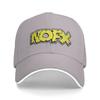 Nofx Punk Band Logo Baseball Cap  FeUnisex Unisex Custom DIY Trucker Hat Spring Fitted Retro Kpop Rock Baseball Caps