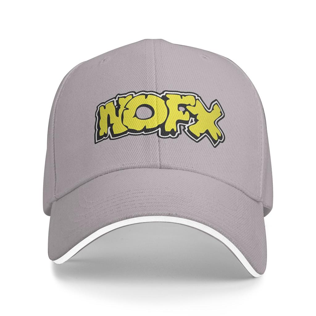 Nofx Punk Band Logo Baseball Cap FeUnisex Unisex Custom DIY Trucker Hat Spring Fitted Retro Kpop Rock Baseball Caps