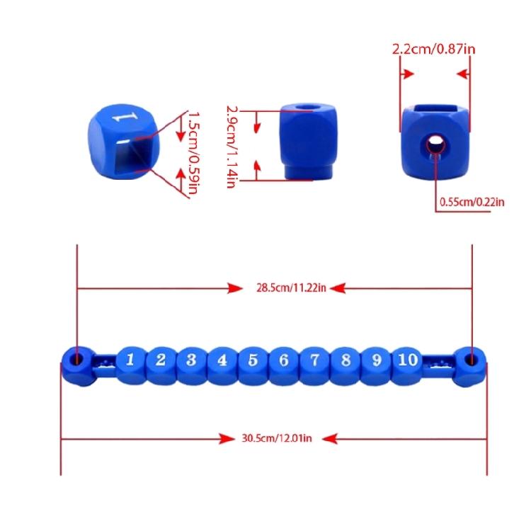 2Pcs Score Keepers Table Football Counter 10 Numbers Scoring Score Counter Indicator for Standard Foosball Tables