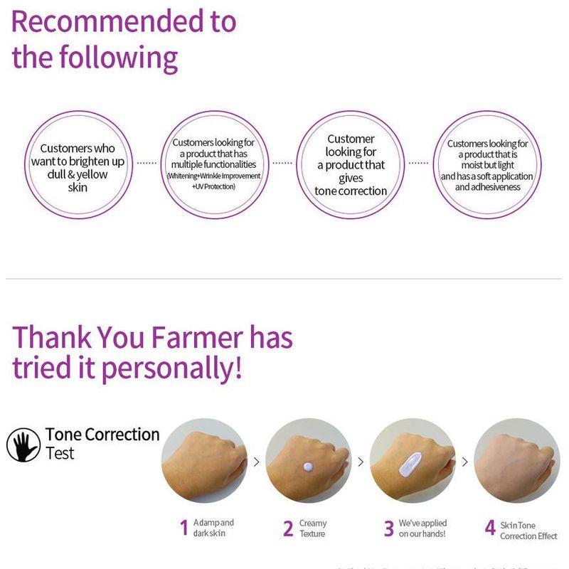 THANK YOU FARMER - Be Beautiful Pure Make Up Base SPF30 PA++ 40ml (Purple)