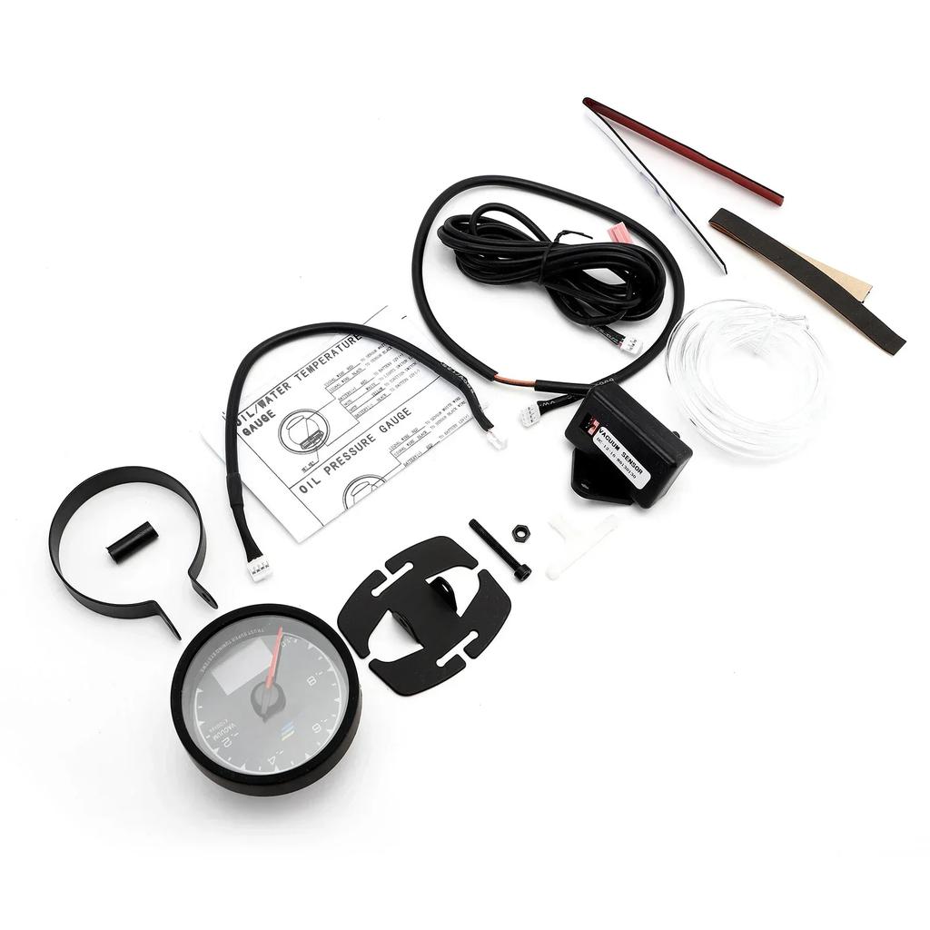 Greddi Gauge Turbo Boost Oil Pressure Water Temp Fuel Pressure RPM Tachometer Vacuum Volt Air Fuel EXT Gauge Car Modification