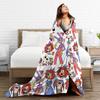Tadc Blanket Fleece Decoration Cartoon Multi-Function Super Warm Throw Blankets For Sofa Outdoor Bedspreads