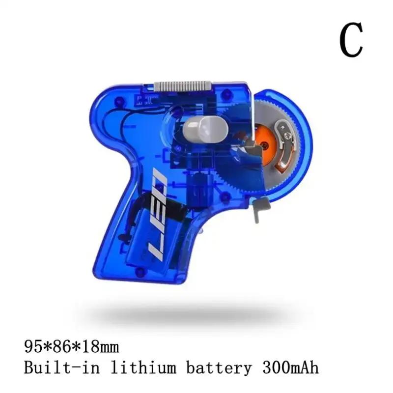 

USB Charge Electric Automatic Fishing Hook Tier Knot Tying Machine 300mAH Thin Hooks Line Tying Accessory for Fast Baitcasting 260319 золотистый