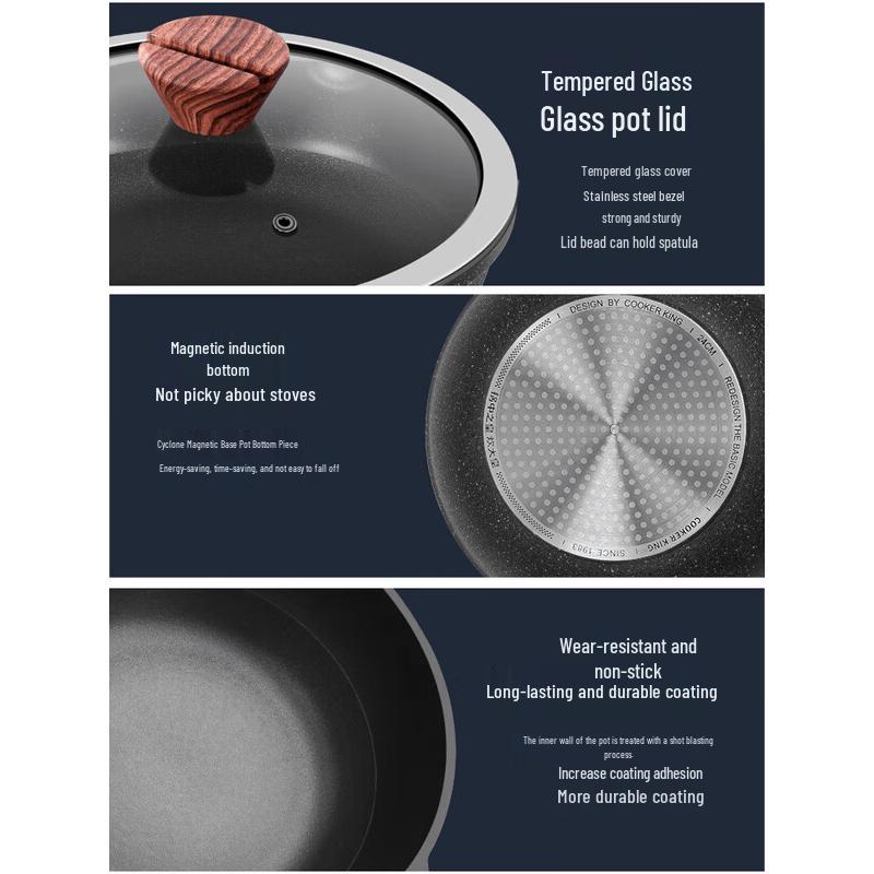 COOKER KING Diamond III Universal Non-stick Frying Pan