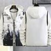 Men Reversible Thick Warm Hooded Casual Fashion Sleeveless Cotton Padded Vest