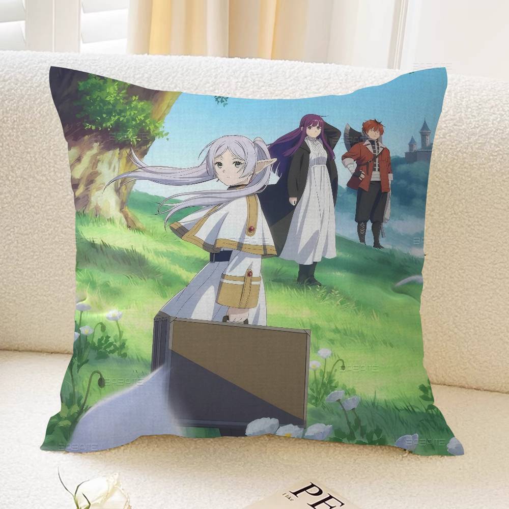 Japanese Anime Frieren Beyond Journeys End Lucky Dragon pillow cover sofa cushion cover home room decoration children gift