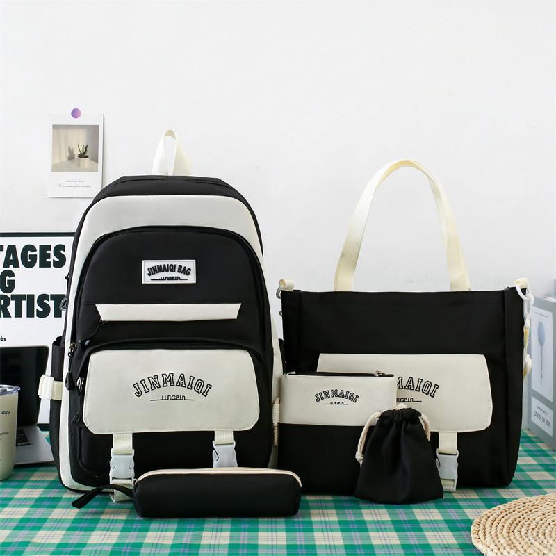 Fünfteiliges Rucksackset Kinderrucksack mit großer Kapazität für Gymnasiasten zur Reduzierung der Belastung durch den Ridge Protection-Rucksack