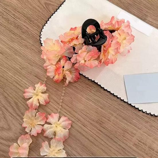 Women Hair Claw Artificial Flower Clip Back Head Decor Hair Shower Hair Clip Hair Styling Tool