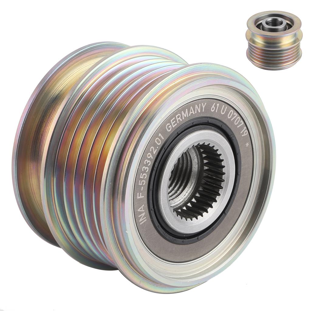 Freewheel Alternator Clutch Pulley F‑553392 Replacement Fit for S60/S80/V60/V70/XC60/XC70