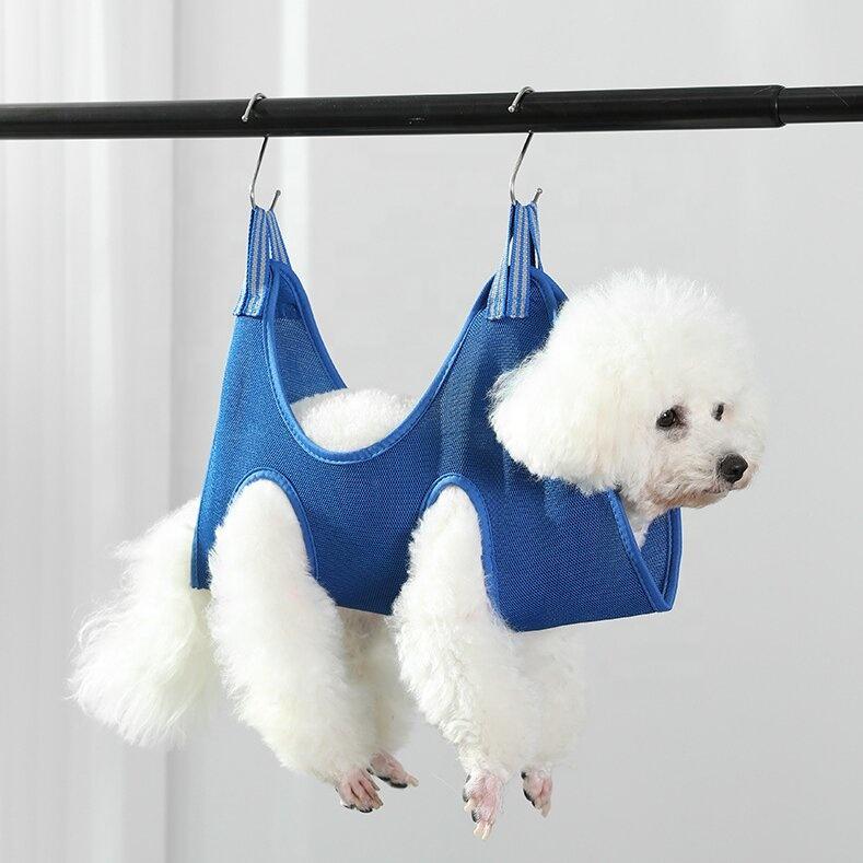 Factory Pet Dog Hanging Sling Grooming Hammock Harness Set for Dogs Nail Trimming