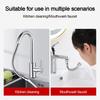 Rotatable Water Tap Hose Anti-splash Sprayer Nozzle Useful Taps Lengthen Extender  Universal