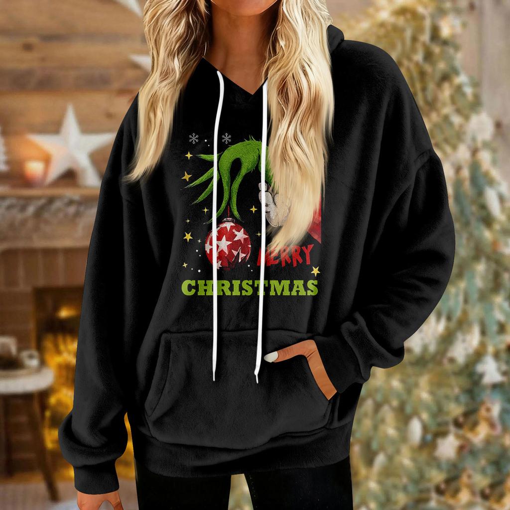 Hoodies For Women Oversized Winter Plush Cute Sweatshirts Pullover Trendy Fall Winter Clothes